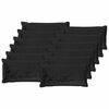vidaXL Presvlaka za jastuk 12 kom. HOUTEN Crna 40 x 80 cm Flanel