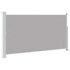 vidaXL Uvlačiva bočna tenda za terasu 160 x 300 cm siva