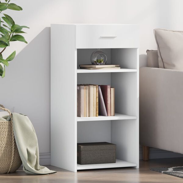 vidaXL Komoda bijela 45 x 42,5 x 93 cm od konstruiranog drva