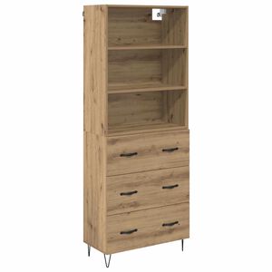 vidaXL Highboard 2 kom. Umjetnički hrast 69,5 x 34 x 180 cm