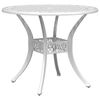 vidaXL 3-dijelni bistro set bijeli od lijevanog aluminija