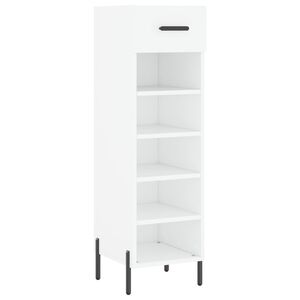 vidaXL Ormarić za cipele bijeli 30 x 35 x 105 cm od konstruiranog drva