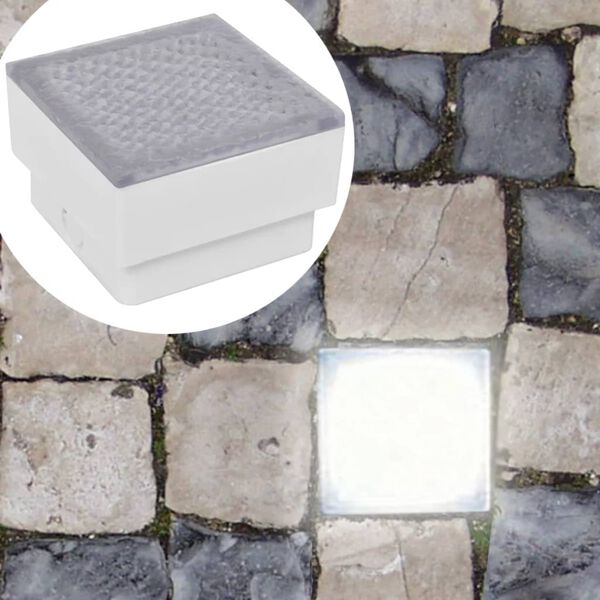 vidaXL LED podna svjetla 6 kom 100 x 100 x 68 mm