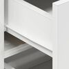 vidaXL Kreveta s ladicama Bijelo 120 x 36 x 69 cm Konstruirano drvo