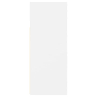 vidaXL Komoda s LED svjetlima bijela 115,5 x 30 x 75 cm