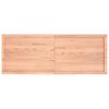 vidaXL Stolna ploča svjetlosmeđa 160x60x(2-4) cm tretirana hrastovina