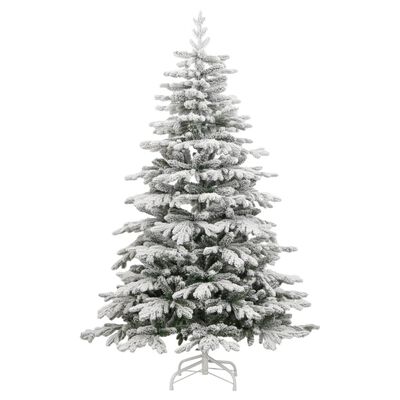 vidaXL Umjetno božićno drvce 300 LED sa šarkama i snijegom 210 cm