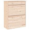 vidaXL Ormarić za cipele ALTA 77 x 35 x 73 cm od masivne borovine