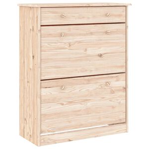 vidaXL Ormarić za cipele ALTA 77 x 35 x 73 cm od masivne borovine