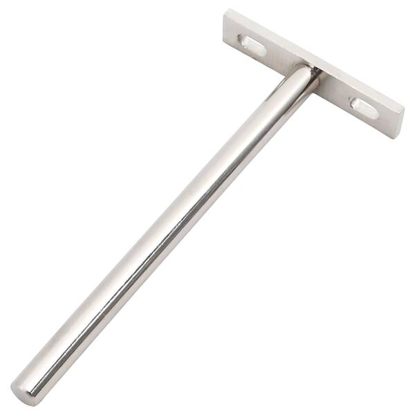 vidaXL Plutajući nosači za police 12 kom nevidljivi ugljični čelik