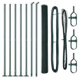 vidaXL Stup za ogradu Zelena