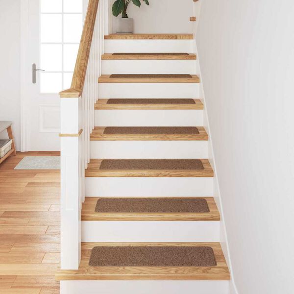 vidaXL Podloge protiv klizanja za stepenice 15 pcs Žuta 75 x 20 cm PP