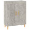 vidaXL Komoda siva boja betona 69,5x34x90 cm od konstruiranog drva