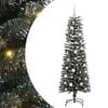 vidaXL Umjetno božićno drvce Zelena 120 cm PVC, Plastika i Čelik