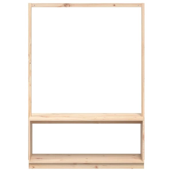 vidaXL Stalak za odjeću 113x40x157,5 cm od masivne borovine