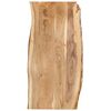 vidaXL Stolna ploča od masivnog bagremovog drva 118 x (50-60) x 2,5 cm