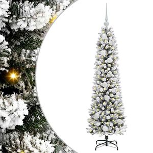 vidaXL Umjetno božićno drvce Bijela 120 cm PVC i Metal i Plastika