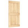 vidaXL Vrata NARVIK 100 x 210 cm Čvrsta borovina (neobrađena) Prirodna