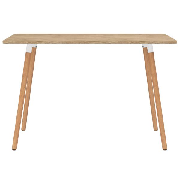 vidaXL 5-dijelni blagovaonski set tirkizno-crni