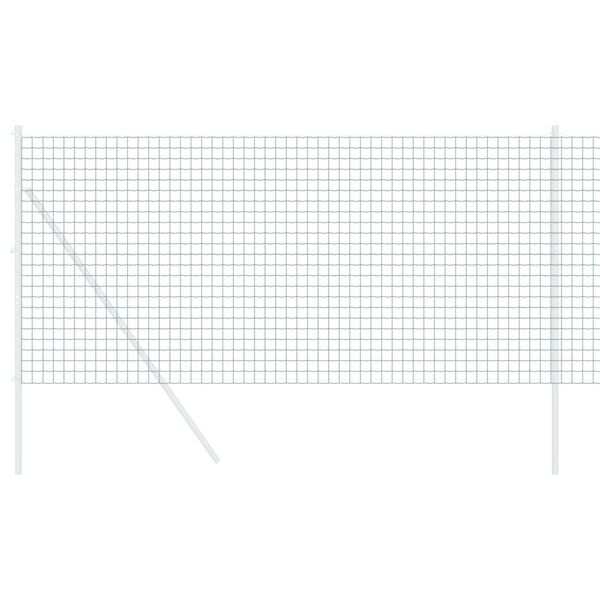 vidaXL Euro ograda Zelena 1 x 25 m Željezo prekriveno PVC-om