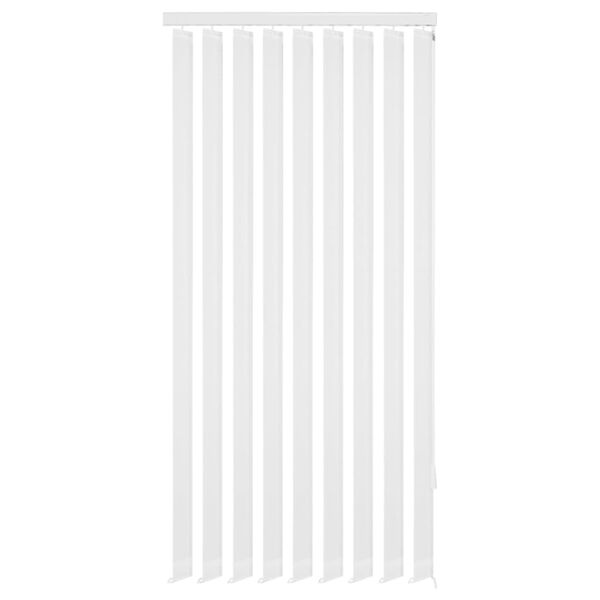 vidaXL Vertikalne Prozorske Rolete Bijela Tkanina 150x180 cm