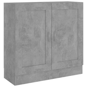vidaXL Ormarić za knjige boja betona 82,5x30,5x80 cm konstruirano drvo