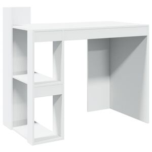 vidaXL Uredski stol bijeli 103,5x56,5x94 cm konstruirano drvo