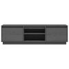 vidaXL TV ormarić sivi 140 x 35 x 40 cm od masivne borovine