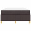 vidaXL Krevetna konstrukcija Tamno smeđa 120 x 200 cm tkanina