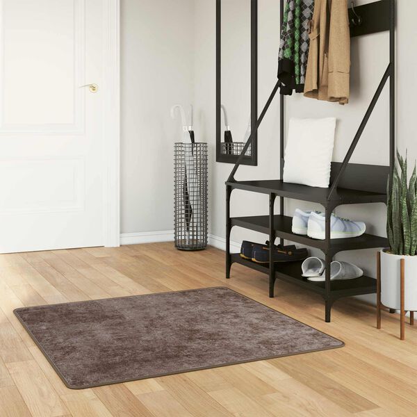 vidaXL Traka za tepih MARSA Sivi 100 x 100 cm Poliester i PVC