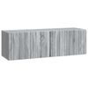 vidaXL TV ormar za zid Siva sonoma 98 x 31 x 30 cm Konstruirano drvo