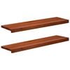 vidaXL Prozorske klupice 2 kom. Smeđa 90 x 25 x 2 cm Čvrsto drvo bukve
