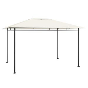 vidaXL Sjenica 384x281x270 cm krem 180 g/m&sup2;