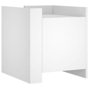 vidaXL Noćni ormarić bijeli 45 x 50 x 50 cm od konstruiranog drva