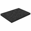 vidaXL Gumenasti granulatni vanjski pod Crna 6 x 9 x 0,6 cm Guma