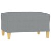 vidaXL Tabure svjetlosivi 70 x 55 x 41 cm od tkanine