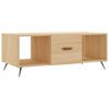 vidaXL Stolić za kavu boja hrasta 102 x 50 x 40 cm konstruirano drvo