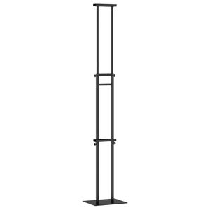 vidaXL Stalci za sajmove Crna 30 x 23,5 x 210 cm Čelik