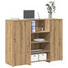 vidaXL Recepcijski stol 135x50x103,5 cm od konstruiranog drva