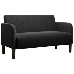 vidaXL Dvosjed crni 109 cm bar&scaron;un