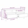 vidaXL TV ormar s ladicama Umjetnički hrast 100 x 34,5 x 44,5 cm