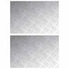 vidaXL Stepenica 2 kom. 60 x 40 cm Srebrno Aluminij Pravokutni