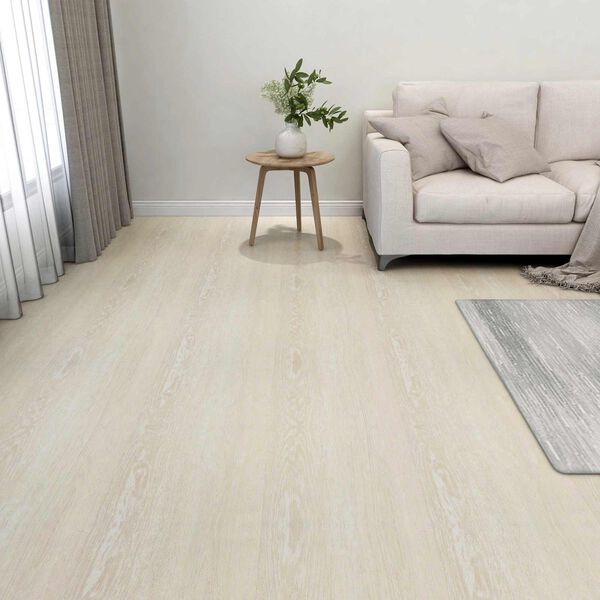 vidaXL Podne daske 55 pcs Bež 5,11 m&sup2; PVC