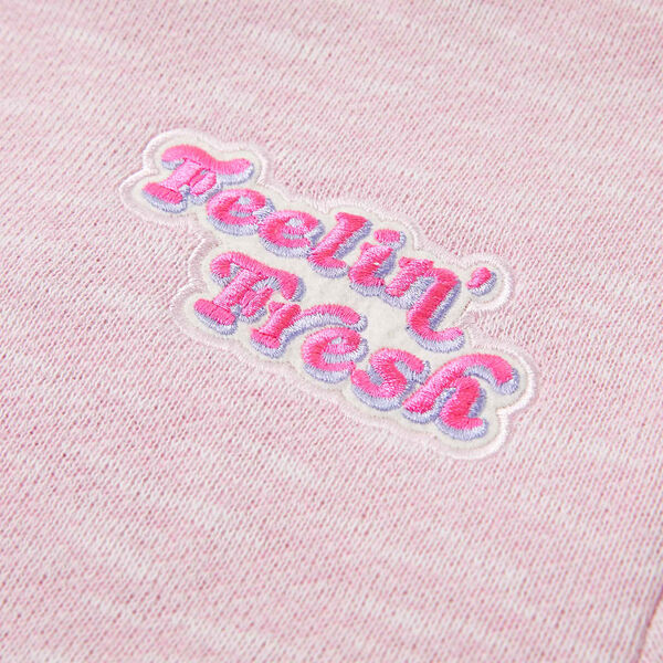 Dječja topla majica svjetloljubičasta 140