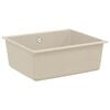 vidaXL Umivaonik Bež 530 x 460 mm 80% kvarc i 20% smola
