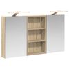 vidaXL Set ormarića za kupaonicu 3 kom. 90 x 10,5 x 50 cm