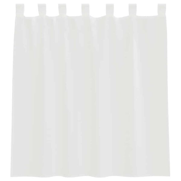 vidaXL Voile zavjese s petljama 2 kom bijele 140x140 cm