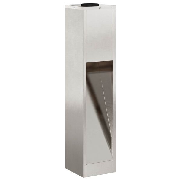 vidaXL Solarna LED svjetiljka za stazu 2 pcs Srebrno Nehrđajući čelik