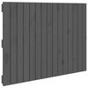 vidaXL Zidno uzglavlje sivo 95,5x3x60 cm od masivne borovine