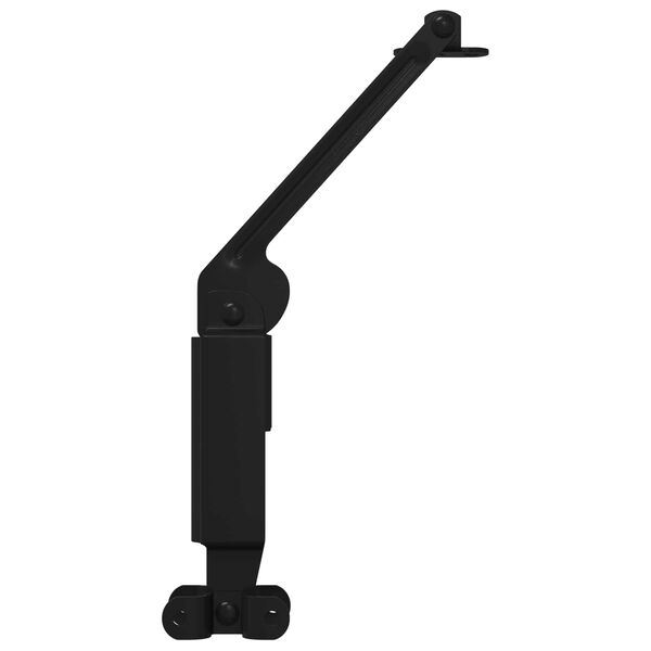 vidaXL &Scaron;arka za podr&scaron;ku poklopcu 2 pcs Crna 192 x 32 x 50 mm Čelik